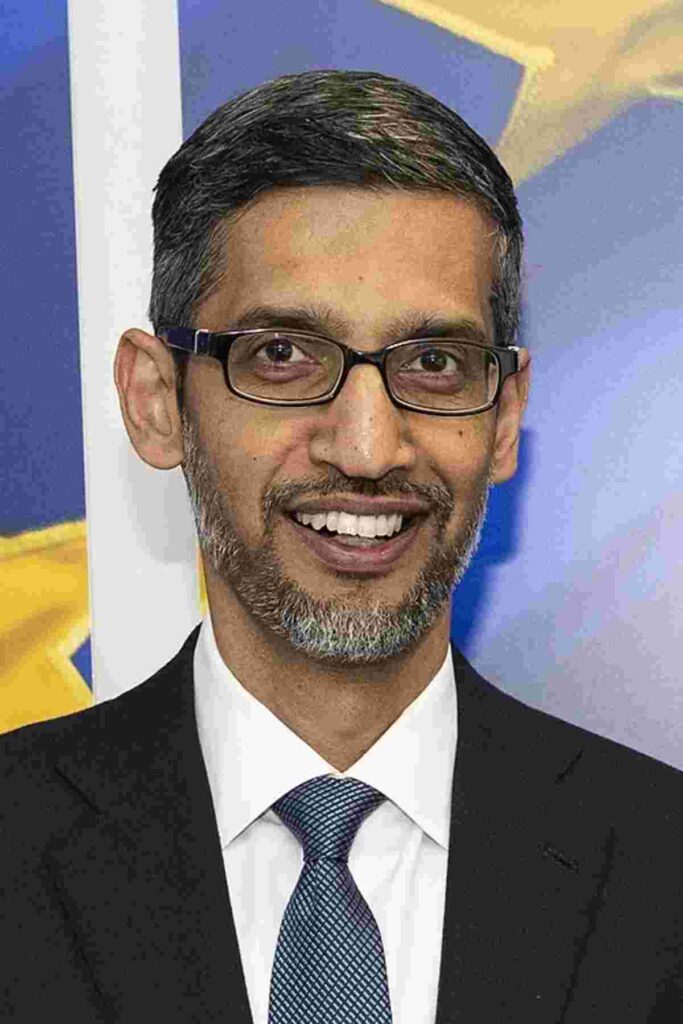 Google Geomini CEO Sundar Pichai